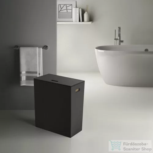 Sapho LUXURY szemetes, 49,5x61,8x29cm, fekete (103714)