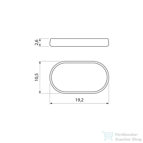 Sapho METAFORM BOLD álló szappantartó, szürke (103T28565)
