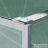 Radaway Modo F II 110 zuhanyfal, króm (10409114-01-01)
