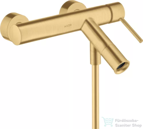 Hansgrohe AXOR STARCK kádtöltő csaptelep zuhanyszett nélkül, szálcsiszolt arany hatású 10411250