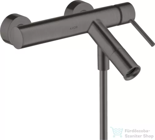 Hansgrohe AXOR STARCK kádtöltő csaptelep zuhanyszett nélkül, szálcsiszolt fekete króm 10411340