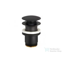 Kludi PUSH-OPEN leeresztő szelep, fekete 1042639-00