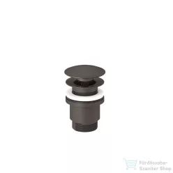   Kludi PUSH-OPEN leeresztő szelep,  szálcsiszolt fegyvermetál 10426N2-00