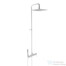   Bugnatese Morse zuhanyrendszer fej- és kézizuhannyal,matt fehér 1042CBI