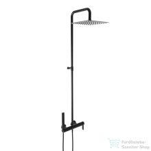   Bugnatese Morse zuhanyrendszer fej- és kézizuhannyal,matt fekete 1042CNE