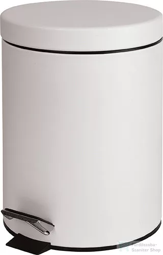Sapho BEMETA WHITE Szemetes “Soft Close”, 200x280x200mm, 5l, fehér (104315014)