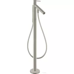   Hansgrohe AXOR STARCK szabadon álló kádtöltő csaptelep zuhanyszettel, alaptest nélkül, rozsdamentes acél hatású 10456800