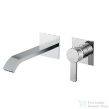   Bugnatese Morse fali mosdócsaptelep 19 cm-es kifolyóval,click-clack leeresztővel,belső egységgel,króm 1046SCCR