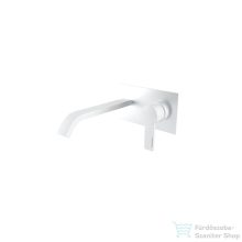   Bugnatese Morse fali mosdócsaptelep 19 cm-es kifolyóval,click-clack leeresztővel,belső egységgel,matt fehér 1047SCBI