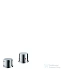 Hansgrohe Axor Starck 2-lyukú peremre szerelhető termosztátos kádcsaptelep színkészlet DN15, króm 10480000