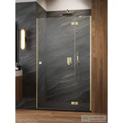   Radaway Essenza 8 DWJ 90J jobbos zuhanyajtó, szálcsiszolt arany 10480612-01-01L+10460237-99-01R