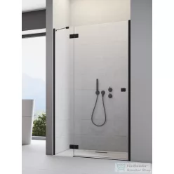   Radaway Essenza 8 DWJ 110B balos zuhanyajtó, fekete 10480712-01-01L+10460337-54-01L