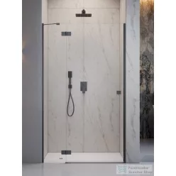   Radaway Essenza 8 DWJ 120B balos zuhanyajtó, szálcsiszolt fegyvermetál 10480812-01-01L+10460337-92-01L