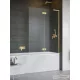Radaway Essenza SL PND II 100J jobbos kádparaván, arany 10500100-09-01R