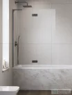 Radaway Essenza SL PND II 100B balos kádparaván, szálcsiszolt fegyvermetál 10500100-92-01L