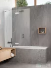 Radaway Essenza SL PND II 110B balos kádparaván, króm 10500110-01-01L