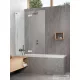 Radaway Essenza SL PND II 110B balos kádparaván, króm 10500110-01-01L