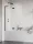 Radaway Essenza SL PND II 130B balos kádparaván, fekete 10500130-54-01L