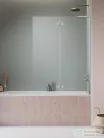 Radaway Essenza SL PND II 130J jobbos kádparaván, szálcsiszolt króm 10500130-91-01R