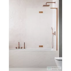   Radaway Essenza SL PND II 130J jobbos kádparaván, szálcsiszolt réz 10500130-93-01R