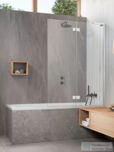 Radaway Essenza SL PND II 140J jobbos kádparaván, króm 10500140-01-01R