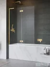 Radaway Essenza SL PND II 140B balos kádparaván, arany 10500140-09-01L