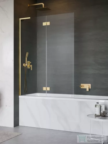 Radaway Essenza SL PND II 140B balos kádparaván, arany 10500140-09-01L