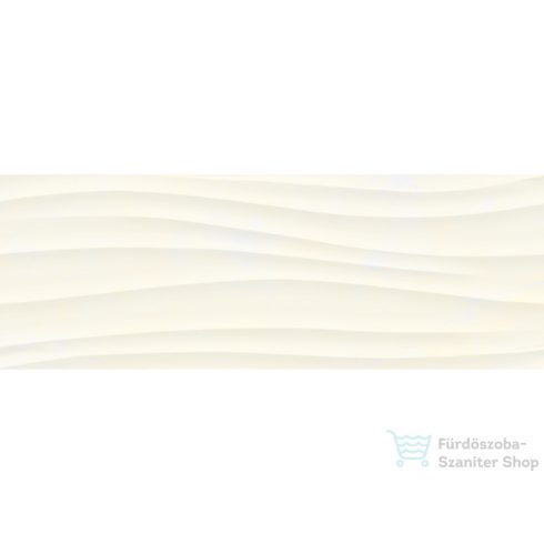 LOVE Ceramic Marble Cream Curl Shine 35x70 fali csempe 105167