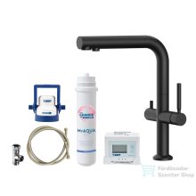   Kielle WIMEO álló mosogató csaptelep szűrővel, matt fekete 10525SFI84