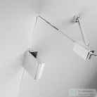 Radaway Essenza Pro 8 PTJ 80x80B szögletes zuhanykabin, balos, króm 10530000-01-01L+10530100-01-01