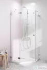 Radaway Essenza Pro 8 PTJ 90x90B szögletes zuhanykabin, balos, króm 10530000-01-01L+10530200-01-01