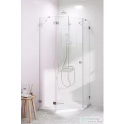   Radaway Essenza Pro 8 PTJ 100x100B szögletes zuhanykabin, balos, króm 10530000-01-01L+10530300-01-01