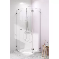   Radaway Essenza Pro 8 PTJ 80x80J szögletes zuhanykabin, jobbos, króm 10530000-01-01R+10530100-01-01