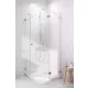 Radaway Essenza Pro 8 PTJ 90x90J szögletes zuhanykabin, jobbos, króm 10530000-01-01R+10530200-01-01