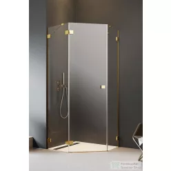   Radaway Essenza Pro 8 PTJ 90x90B szögletes zuhanykabin, balos, arany 10530000-09-01L+10530200-01-01
