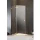Radaway Essenza Pro 8 PTJ 100x100B szögletes zuhanykabin, balos, arany 10530000-09-01L+10530300-01-01