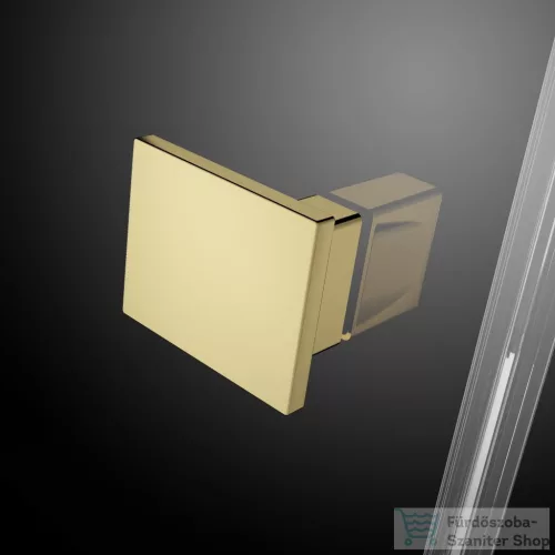 Radaway Essenza Pro 8 PTJ 80x80J szögletes zuhanykabin, jobbos, arany 10530000-09-01R+10530100-01-01