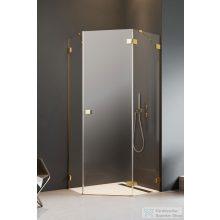   Radaway Essenza Pro 8 PTJ 90x90J szögletes zuhanykabin, jobbos, arany 10530000-09-01R+10530200-01-01