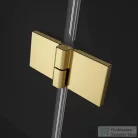 Radaway Essenza Pro 8 PTJ 90x90J szögletes zuhanykabin, jobbos, arany 10530000-09-01R+10530200-01-01