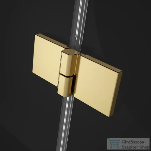 Radaway Essenza Pro 8 PTJ 90x90J szögletes zuhanykabin, jobbos, arany 10530000-09-01R+10530200-01-01