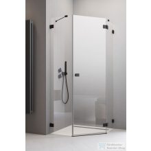   Radaway Essenza Pro 8 PTJ 80x80J szögletes zuhanykabin, jobbos, fekete 10530000-54-01R+10530100-01-01