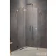 Radaway Essenza Pro 8 PTJ 90x90J szögletes zuhanykabin, jobbos, szálcsiszolt króm 10530000-91-01R+10530200-01-01