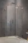 Radaway Essenza Pro 8 PTJ 100x100J szögletes zuhanykabin, jobbos, szálcsiszolt króm 10530000-91-01R+10530300-01-01