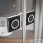 Radaway Essenza Pro 8 PTJ 100x100J szögletes zuhanykabin, jobbos, szálcsiszolt króm 10530000-91-01R+10530300-01-01