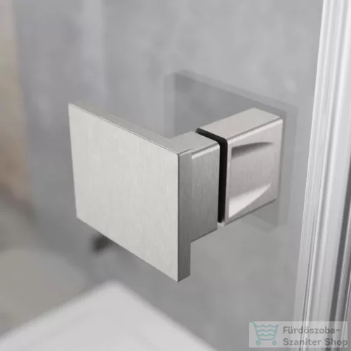 Radaway Essenza Pro 8 PTJ 100x100J szögletes zuhanykabin, jobbos, szálcsiszolt króm 10530000-91-01R+10530300-01-01