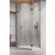 Radaway Essenza Pro 8 PTJ 80x80J szögletes zuhanykabin, jobbos, szálcsiszolt fegyvermetál 10530000-92-01R+10530100-01-01