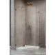 Radaway Essenza Pro 8 PTJ 80x80B szögletes zuhanykabin, balos, szálcsiszolt réz 10530000-93-01L+10530100-01-01