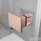 Radaway Essenza Pro 8 PTJ 80x80B szögletes zuhanykabin, balos, szálcsiszolt réz 10530000-93-01L+10530100-01-01