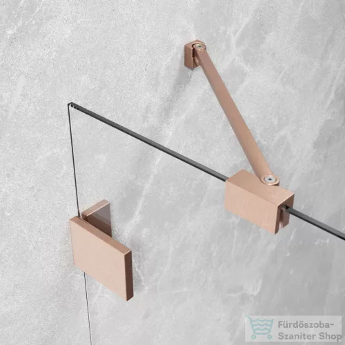 Radaway Essenza Pro 8 PTJ 80x80J szögletes zuhanykabin, jobbos, szálcsiszolt réz 10530000-93-01R+10530100-01-01