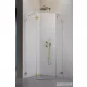 Radaway Essenza Pro 8 PTJ 90x90B szögletes zuhanykabin, balos, szálcsiszolt arany 10530000-99-01L+10530200-01-01